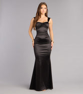 Audra Satin Mermaid Formal Dress