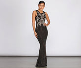 Deleah Formal Sleeveless Pearl Dress