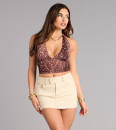 Sweet But Bold Polka Dot Halter Top