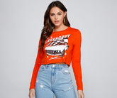 Legendary Rider Graphic Long Sleeve Top