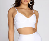 Bandage Bustier Crop Top