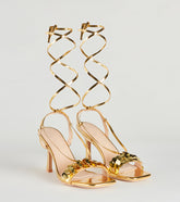 Remember Me Metallic Sequin Stiletto Heels