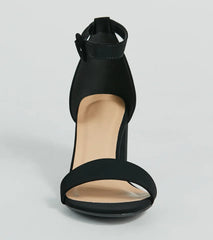 Classic Staple Nubuck Short-Block Heels