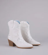 Full Bloom Floral Cowboy Booties