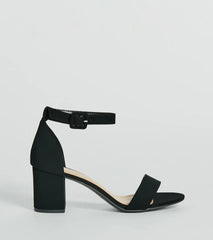 Classic Staple Nubuck Short-Block Heels